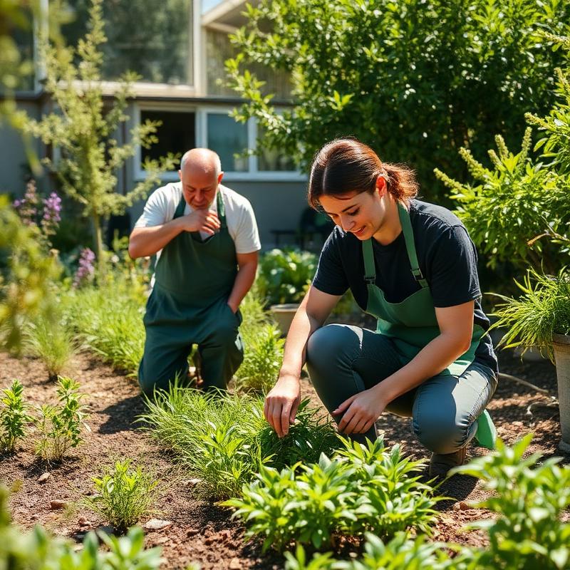 Eden landscaping team at work